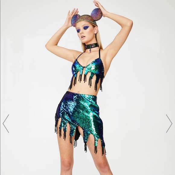 🚫SOLD🚫RAVELANTIS sequin set from club exx❣️ - Picture 2 of 7